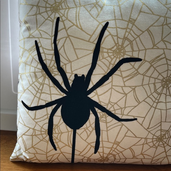 Spider Web Halloween Throw Pillow - Picture 2 of 5